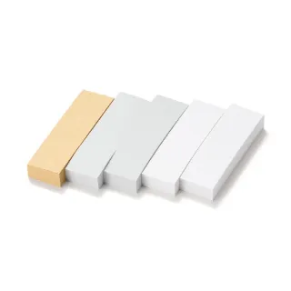 【MUJI 無印良品】便利貼/整面可黏貼式/50×15.3色.5入.各70張