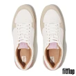 【FitFlop】全新 RALLY EVO 皮革/網布/麂皮休閒鞋-女(白色/紫丁香色/玫瑰珊瑚色)