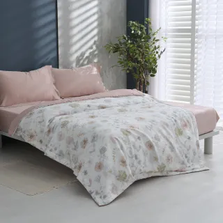【HOYACASA  禾雅寢具】60支萊賽爾天絲涼被-蒲英花絮(單人150x180cm) 涼被/冷氣毯
