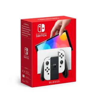 【Nintendo 任天堂】Switch OLED 白色 主機(台灣公司貨)