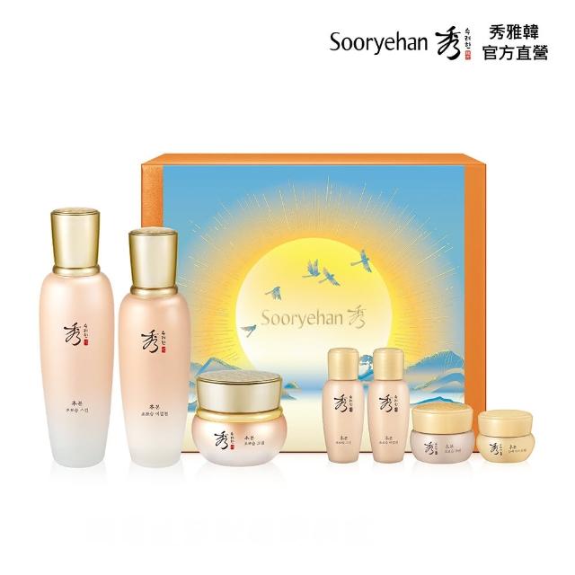 【Sooryehan 秀雅韓】官方直營 西施潤本 超潤精萃典藏禮盒(化妝水+乳液+乳霜+眼霜)