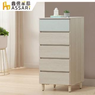【ASSARI】夏朵2尺五斗櫃(寬60x深40x高121cm)