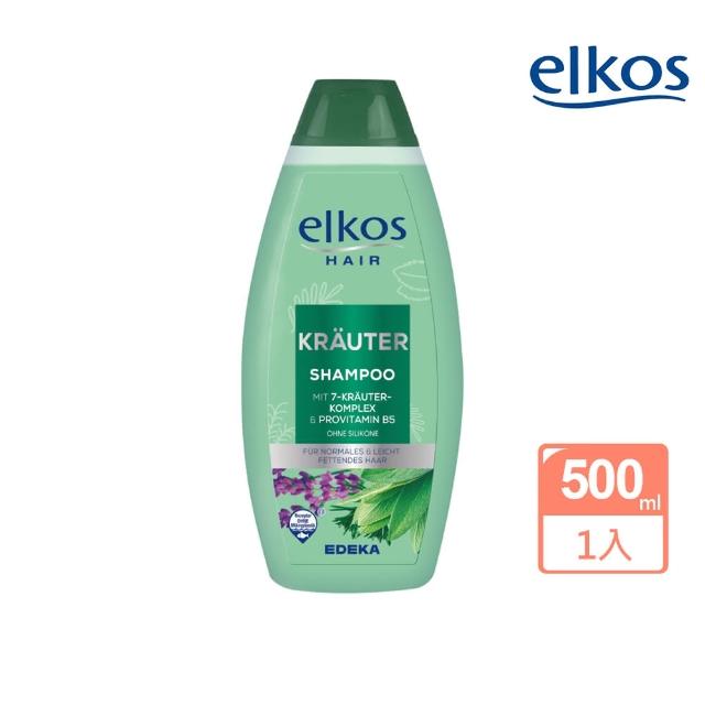 【EDEKA】elkos 七草本豐盈洗髮精500ml(1入)