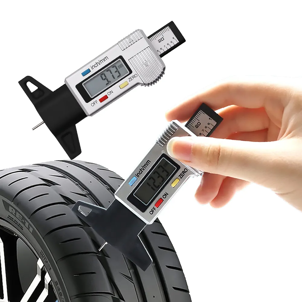 安全駕駛】數顯電子輪胎胎紋深度儀(深度尺輪胎檢測器胎壓測量游標卡尺胎紋儀胎紋深度計五金) - momo購物網- 好評推薦-