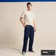 【JEEP】男裝 率性休閒口袋工作褲(深藍)