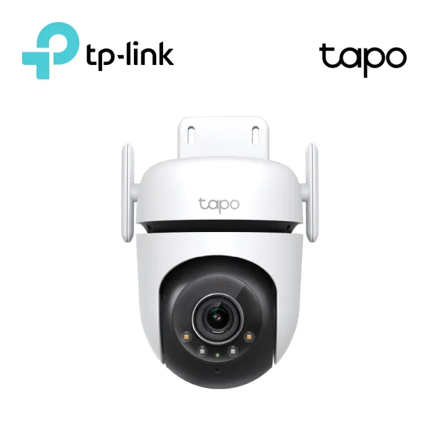 (兩入組)【TP-Link】Tapo C520WS 真2K 400萬畫素AI旋轉戶外無線網路攝影機 IP CAM(全彩夜視/IP66防水/支援5