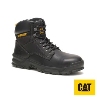 【CAT】MOBILIZE ALLOY TOE 中筒牛皮靴 男鞋(黑)