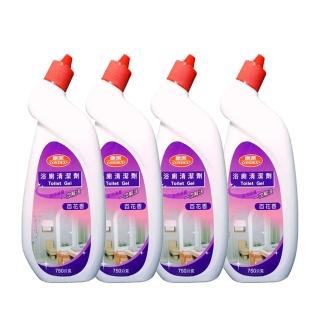 【康潔 Condex】4入組 彎頭浴廁清潔劑 百花香(750g)