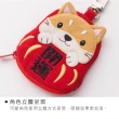【KIRO 貓】柴犬寶寶 拉鍊拼布 吊飾 耳機智慧型 鑰匙收納(820271)