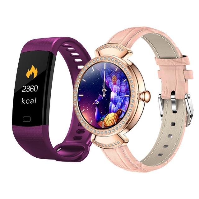 【AFAMIC 艾法原廠正貨】2入超值組-CN7+M5 智能心率運動手環(心率監測 智慧手環 訊息顯示 買1送1)