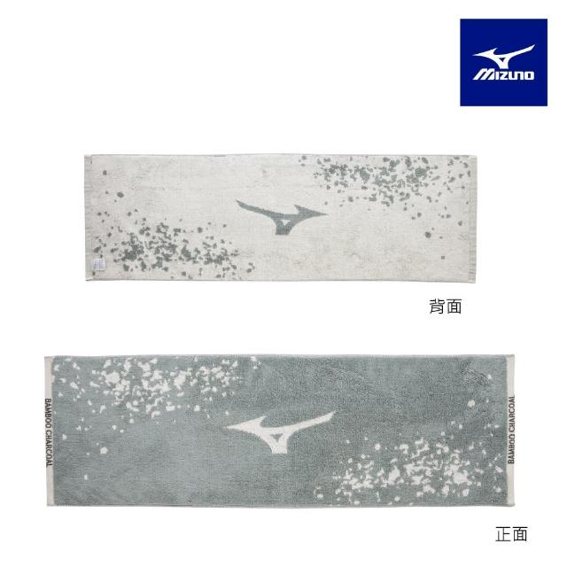 【MIZUNO 美津濃】竹炭提花運動毛巾 32TYB11207P 三入裝(毛巾)