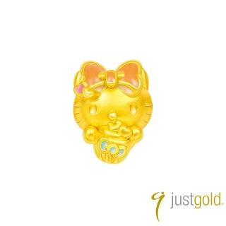 【Just Gold 鎮金店】Hello Kitty 50週年 黃金串珠(蛋糕)