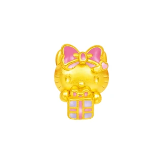 【Just Gold 鎮金店】Hello Kitty 50週年 黃金串珠(禮物)