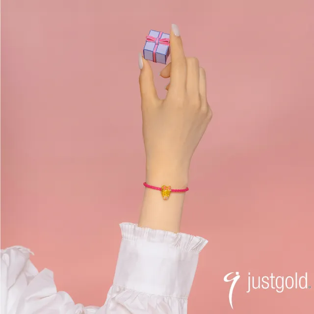【Just Gold 鎮金店】Hello Kitty 50週年 黃金串珠(禮物)