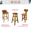 【吉迪市柚木家具】柚木圓形吧台椅 EFACH029A(椅子 高腳椅 餐椅 餐廳 椅凳 圓凳)