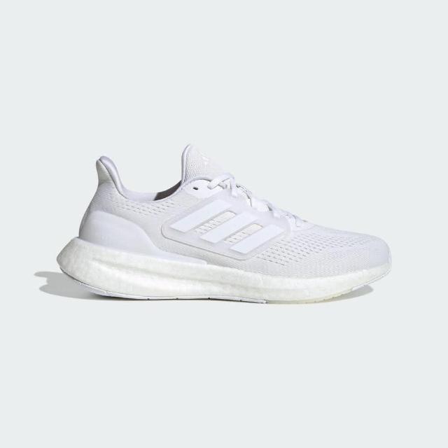 【adidas 愛迪達】Pureboost 23 Wide 男女 慢跑鞋 運動 路跑 寬楦 緩震 耐磨 透氣 白(IF8064)