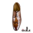 【Waltz】質感皮鞋- 經典雕花 測V 紳士鞋 真皮皮鞋(4W111080-06 華爾滋皮鞋)