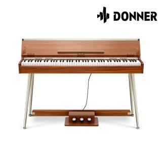 【Donner】簡單 融入生活 88鍵全配重標準電鋼琴／DDP-80 Plus(EC6676 數位鋼琴 家具飾品 掀蓋式鋼琴)