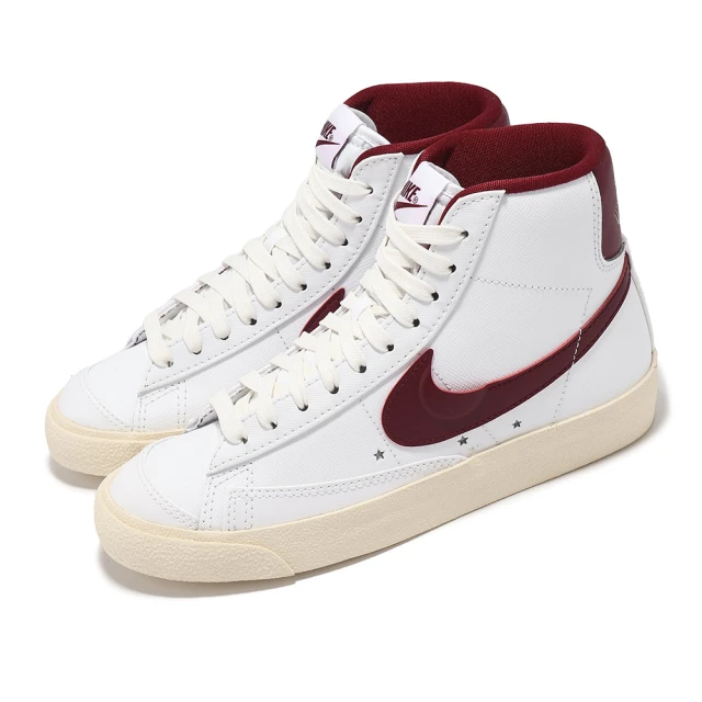 NIKE 耐吉 休閒鞋 Wmns Blazer Mid 77 SE 女鞋 白 紅 Sisterhood 高筒 皮革(DV7003-100)