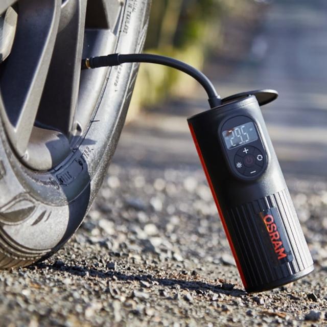 【Osram 歐司朗】無線電動打氣機 TYREinflate 2000(充氣/LED照明《買就送 輕巧型LED手電筒》)