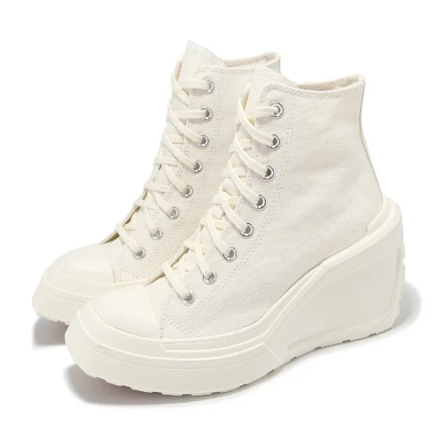 【CONVERSE】休閒鞋 Chuck 70 De Luxe Wedge HI 女鞋 厚底 高跟 1970 帆布 單一價(A07202C)