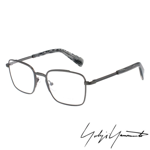 Y-3 山本耀司 Yohji Yamamoto方型時尚光學眼鏡(鐵灰-YY3006-902)