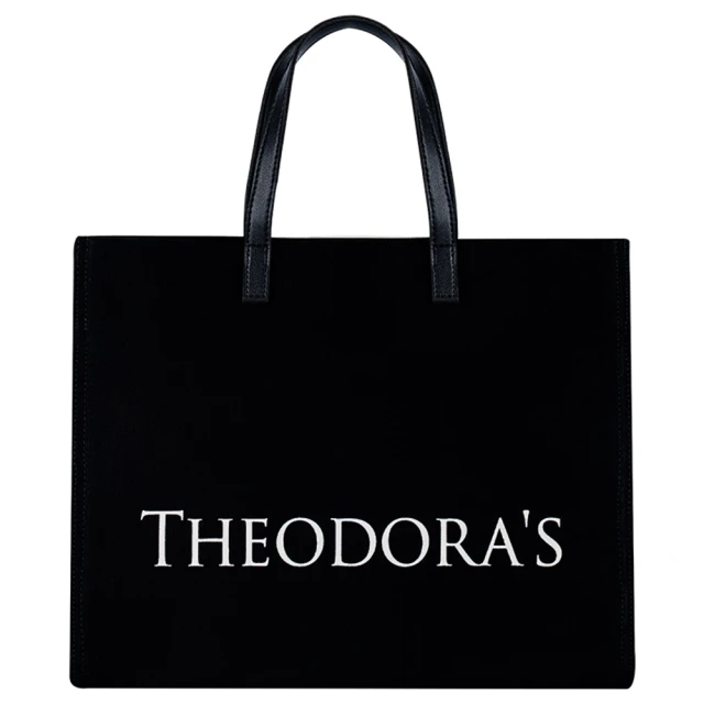 THEODORA’S 希奧朵拉 品牌兩用帆布托特包-黑