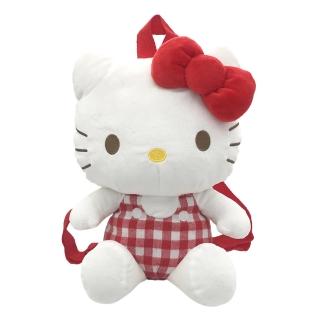 【SANRIO 三麗鷗】Hello Kitty絨毛背包(台灣正版授權)