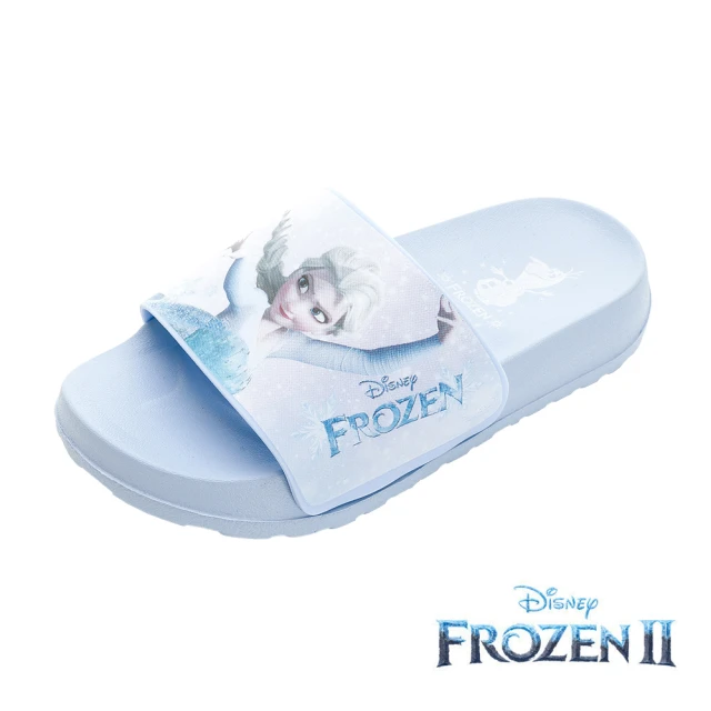 Disney 迪士尼Disney 迪士尼 冰雪奇緣2 童鞋 EVA拖鞋/輕量 舒適 好穿 台灣製 藍(FOKS41506)