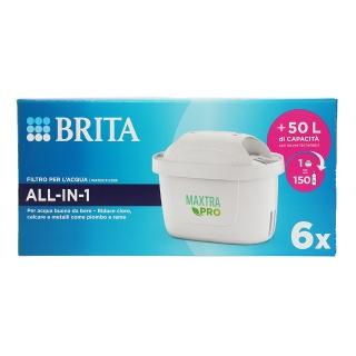 【BRITA】歐洲製 BRITA MAXTRA Pro All-in-1 濾芯6入 MAXTRA濾水壺適用(原裝平輸)