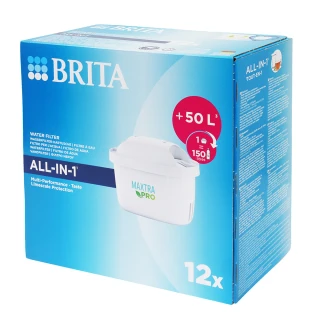 【BRITA】歐洲製 BRITA MAXTRA Pro All-in-1 濾芯12入 MAXTRA濾水壺適用(原裝平輸)