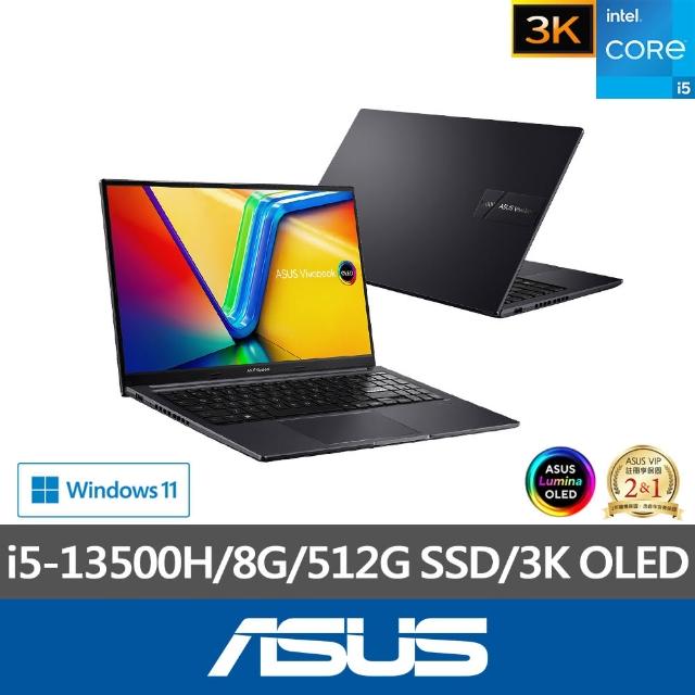 【ASUS 華碩】15.6吋i5輕薄筆電(Vivobook X1505VA/i5-13500H/8G/512G SSD/W11/OLED/3K)