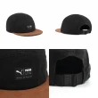 【PUMA】棒球帽 Skate 5 Panel Cap 黑 棕 五分割帽 可調式帽圍 老帽 帽子(025130-01)