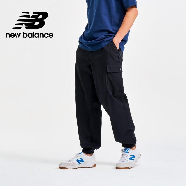 【NEW BALANCE】NB 工裝風大口袋長褲_男性_黑色_AMP41579BK(亞版 版型正常)