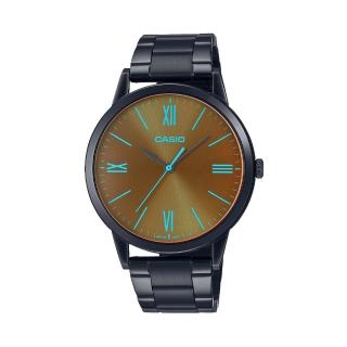 【CASIO 卡西歐】MTP-E600B 流線型 精緻時尚 羅馬數字 腕錶 手錶 41mm(生活防水)
