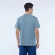 【JEEP】男裝 越野吉普車圖騰短袖T恤(灰藍)