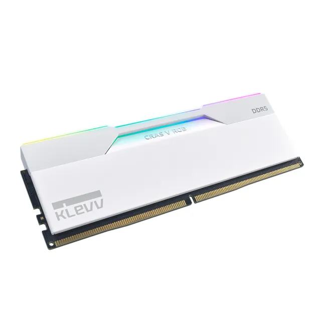 【KLEVV 科賦】CRAS V DDR5 6400MHz 32GBx2 桌上型記憶體 白