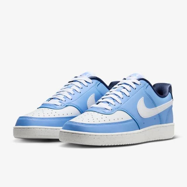 NIKE 耐吉 休閒鞋 女鞋 運動鞋 W COURT VISION LO NN 藍白 FJ2767-400