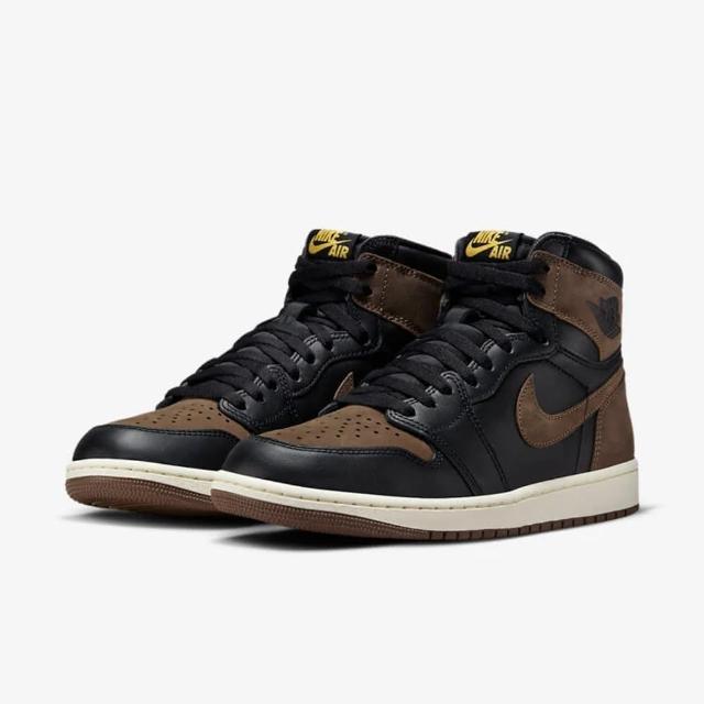 【NIKE 耐吉】休閒鞋 Air Jordan 1 Palomino 黑摩卡 經典 復古 穿搭 潮流 AJ1(DZ5485-020)