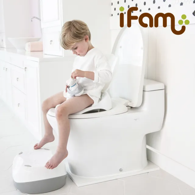 【Ifam】3合1兒童學習便盆(上廁所訓練/戒尿布/多功能)