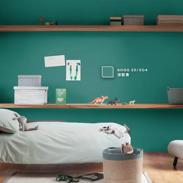 【得利】Dulux官方旗艦店★A922 全效水泥漆 精選綠色系 電腦調色（3公升裝）｜客製化調色漆(油漆)