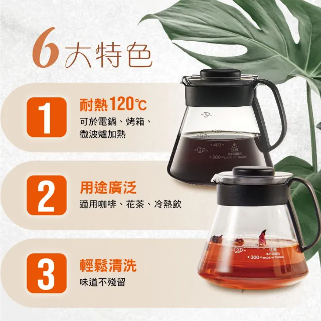 【SYG 台玻】多功能可微波耐熱玻璃壺600ml(咖啡壺/泡茶壺/花茶壺/冷水壺/手沖玻璃壺/台灣製)