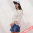 【betty’s 貝蒂思】夏日小開衩牛仔短裙(牛仔藍)