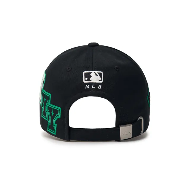 【MLB】可調式硬頂棒球帽 Varsity系列 紐約洋基隊(3ACPV044N-50BKS)