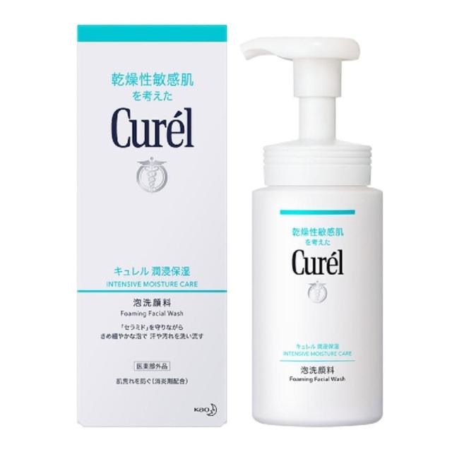 【Curel 花王珂潤】花王Curel潤浸保濕洗顏慕絲(保濕)