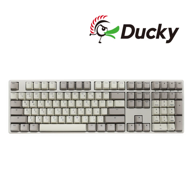 Ducky Origin 100%機械式鍵盤 復古色 中文(