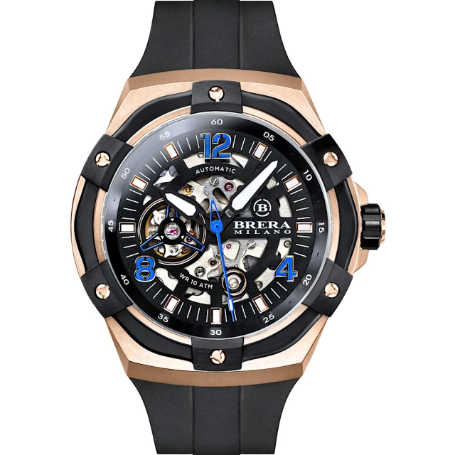 BRERA 布雷拉 義大利 米蘭精品 SUPERSPORTIVO EVO 自動上鍊 機械腕錶(BMSSAS4502)