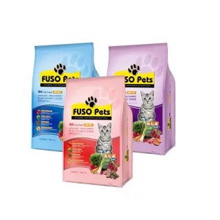 【福壽】FUSO Pets貓食1.5Kg-多種口味任選(貓飼料 貓糧 寵物飼料 貓乾糧)