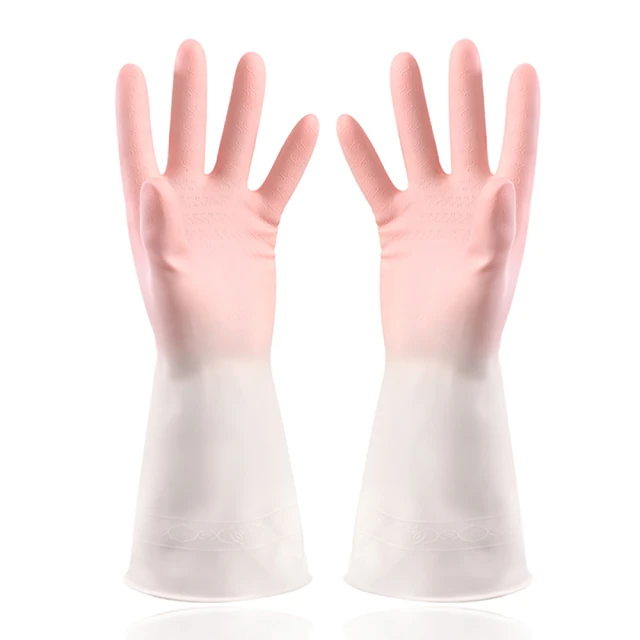 HH 防水清潔手套 乳膠手套 10入(多款尺寸 / 防滑 / 防割 / 耐用)