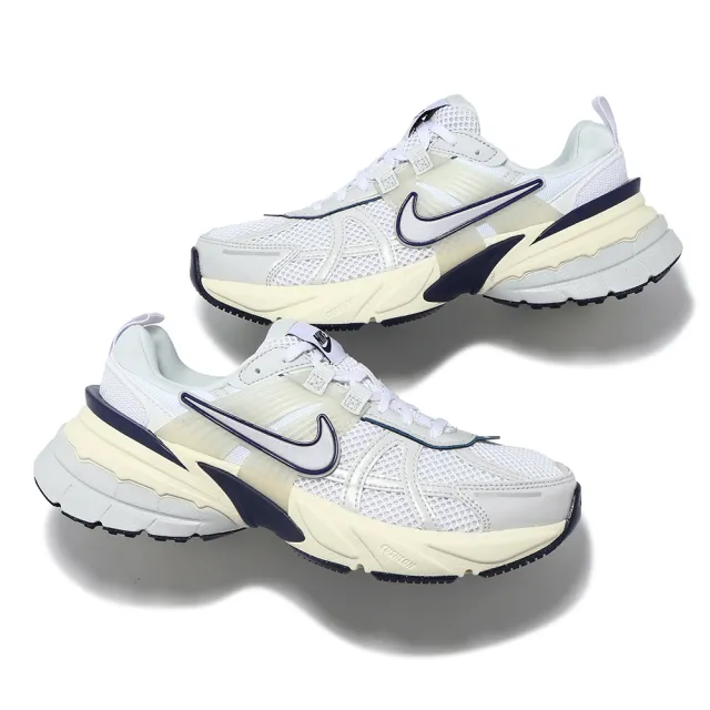 【NIKE 耐吉】休閒鞋 Wmns V2K Run 女鞋 復古 網布 白 藍 Y2K(FD0736-102)